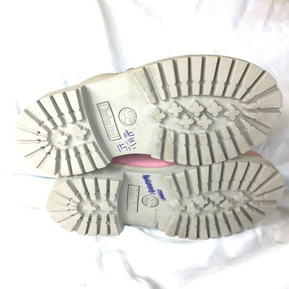 Timberland Genuine Leather Girls Boots Size 12.5 - Picture 5 of 7